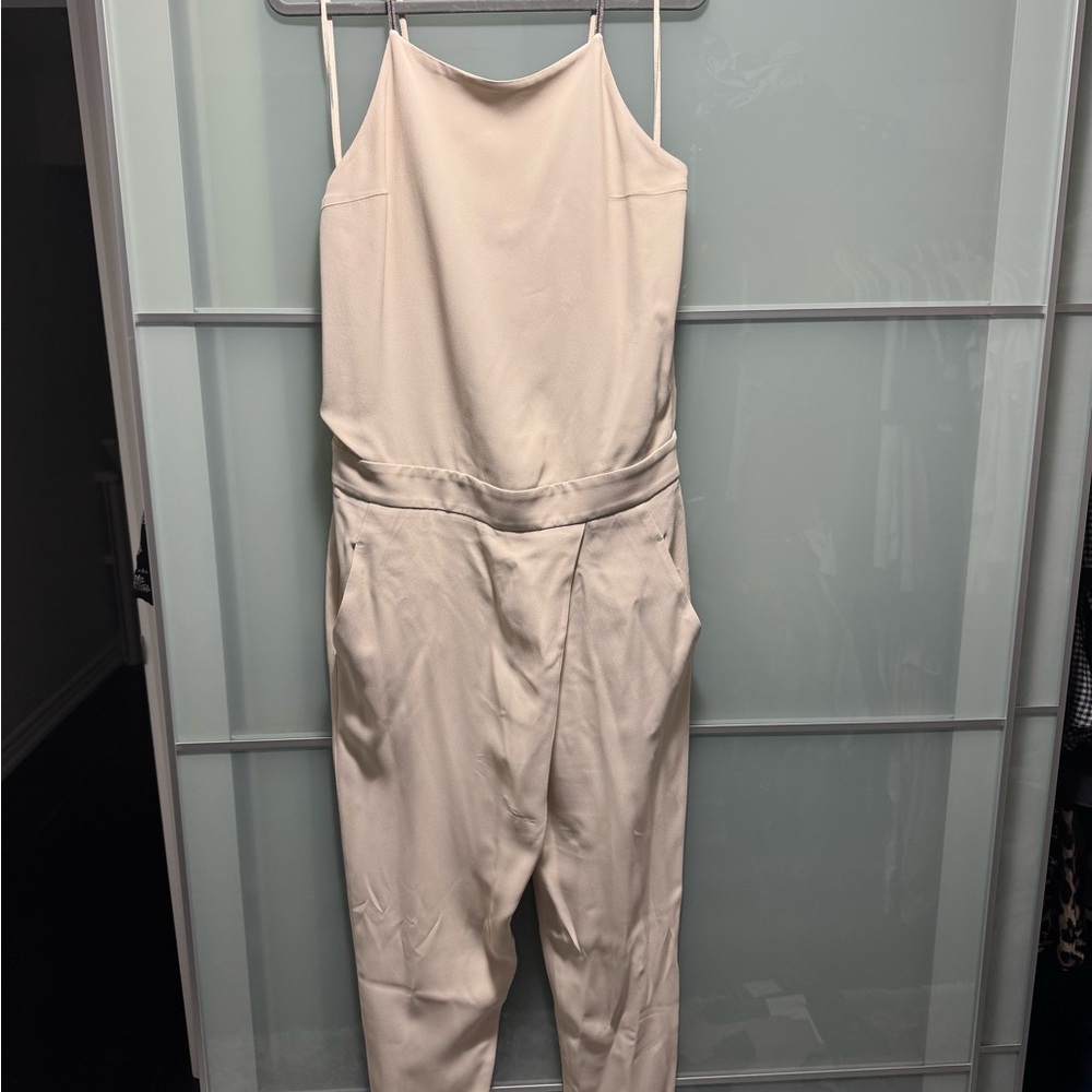 Elegant Cream Jumpsuit